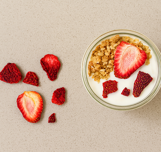 Jak použít lyofilizované jahody